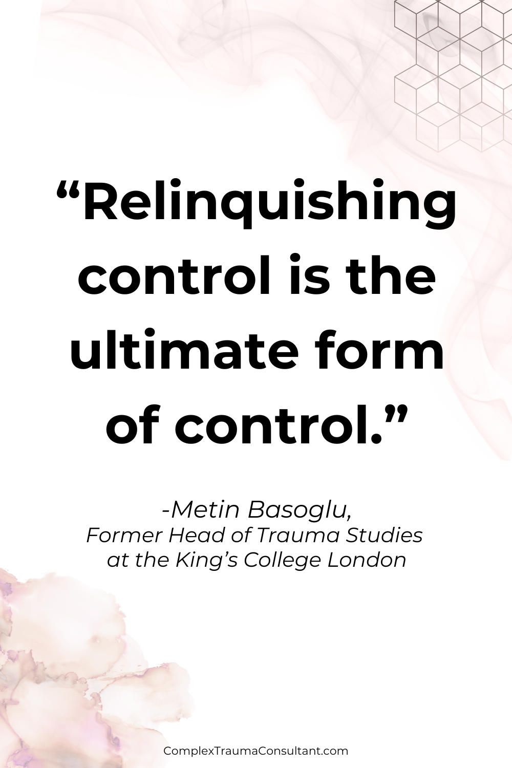 Post-Traumatic Growth - Relinquishing Control